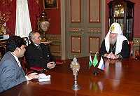 Святейший Патриарх Алексий принял Посла Исламской Республики Пакистан в Россиийской Федерации Мустафу Камала Кази Святейший Патриарх Алексий принял Посла Исламской Республики Пакистан в Россиийской Федерации Мустафу Камала Кази