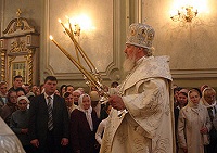 В праздник Вознесения Господня Святейший Патриарх совершил Божественную литургию в храме «Большое Вознесение» В праздник Вознесения Господня Святейший Патриарх совершил Божественную литургию в храме «Большое Вознесение»