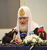 В Калининграде прошла пресс-конференция Святейшего Патриарха Кирилла и губернатора Калининградской области Г.В.Бооса