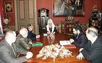 Предстоятель встретился с организаторами Курсов повышения квалификации архиереев и священнослужителей Русской Православной Церкви