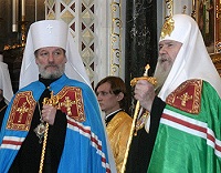 После богослужения в Храме Христа Спасителя Предстоятели Русской Православной Церкви и Православной Церкви Чешских земель и Словакии обменялись приветственными речами После богослужения в Храме Христа Спасителя Предстоятели Русской Православной Церкви и Православной Церкви Чешских земель и Словакии обменялись приветственными речами