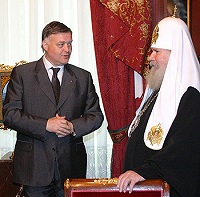 Cостоялась встреча Святейшего Патриарха с президентом ОАО «Российские железные дороги» (РЖД) В.И.Якунининым Cостоялась встреча Святейшего Патриарха с президентом ОАО «Российские железные дороги» (РЖД) В.И.Якунининым