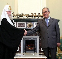 Состоялась беседа Святейшего Патриарха Алексия с Президентом Республики Татарстан М.Шаймиевым