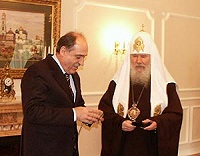 Состоялась встреча Святейшего Патриарха с новоназначенным Чрезвычайным и Полномочным послом Сербии и Черногории в Российской Федерации г-ном Миланом Роченом