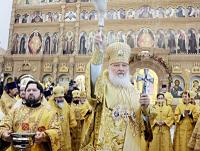Предстоятель Русской Церкви совершил чин великого освящения восстановленного Феодоровского собора в Санкт-Петербурге
