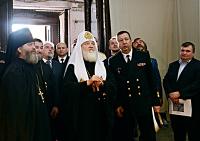 Святейший Патриарх Кирилл посетил храм в честь иконы Божией Матери «Милующая» в Петербурге