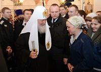 В праздник Рождества Христова Святейший Патриарх Кирилл посетил следственный изолятор № 5 г. Москвы