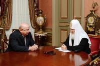 Святейший Патриарх Кирилл встретился с и.о. губернатора Нижегородской области В.П. Шанцевым