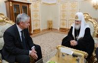 Состоялась встреча Предстоятеля Русской Православной Церкви с избранным президентом Республики Абхазия