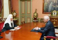 Святейший Патриарх Кирилл встретился с Президентом Республики Южная Осетия