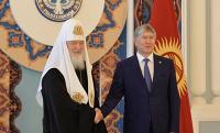 Состоялась встреча Святейшего Патриарха Кирилла с Президентом Киргизской Республики А.Ш. Атамбаевым