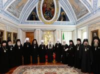 Святейший Патриарх Кирилл удостоил наград ряд архиереев
