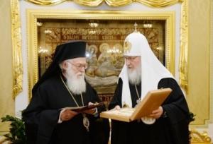 Предстоятель Русской Православной Церкви встретился с Блаженнейшим Архиепископом Тиранским и всей Албании Анастасием
