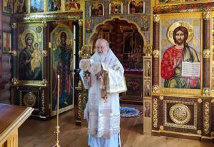 Святейший Патриарх Кирилл совершил Божественную литургию в праздник Вознесения Господня