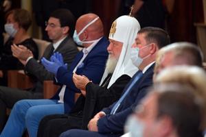 Святейший Патриарх Кирилл посетил торжественное мероприятие, посвященное празднованию 873-й годовщины основания г. Москвы