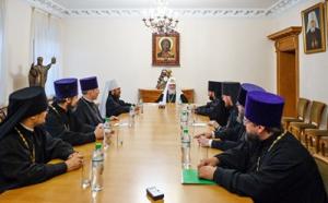 Святейший Патриарх Кирилл посетил Отдел внешних церковных связей