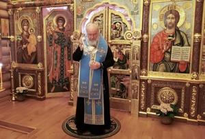 В канун праздника Покрова Пресвятой Богородицы Святейший Патриарх Кирилл совершил всенощное бдение в Александро-Невском скиту