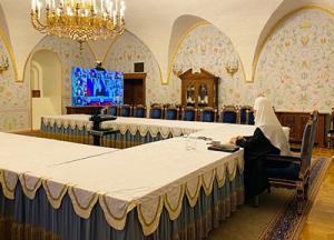 Святейший Патриарх Кирилл принял участие в расширенном заседании коллегии Министерства обороны РФ