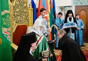 Святейший Патриарх Кирилл возглавил чин наречения архимандрита Герасима (Шевцова) во епископа Владикавказского и Аланского