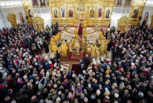 Предстоятель Русской Церкви совершил освящение Михаило-Архангельского кафедрального собора г. Архангельска