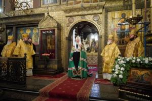 Патриаршая проповедь в Неделю по Богоявлении после Литургии в Успенском соборе Московского Кремля