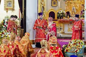 Предстоятель Русской Православной Церкви совершил Литургию в Казанском соборе г. Казани