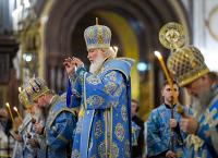 В канун праздника Рождества Пресвятой Богородицы Святейший Патриарх Кирилл совершил всенощное бдение в Храме Христа Спасителя